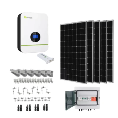 Kit complet invertor 5kW OFF GRID, 10 panouri + modul Wifi-F inclus