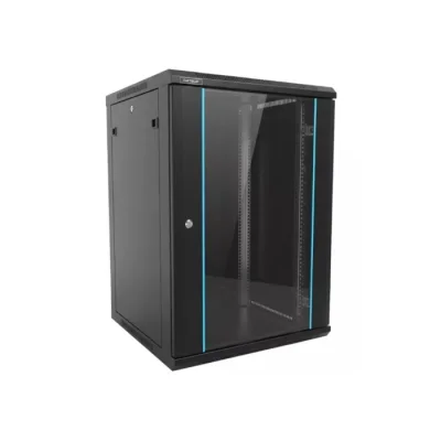 RACK 19" 15U 600X450, DE PERETE, NEGRU