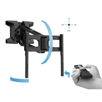 Suport TV motorizat cu telecomanda Pull Down Flexarm Multibrackets MB-9615, 37"-70", max.35kg, negru