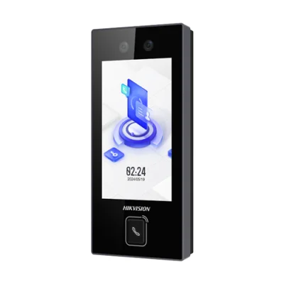 Terminal control acces recunoastere faciala, 4.5 inch touch screen, M1, WiFi, PoE - HIKVISION DS-K1T344MBWX-E1