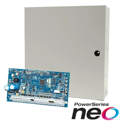 Centrala SERIA DSC POWER NEO 8 zone extensibila la 32 zone, 4 partitii - DSC HS2032NKE