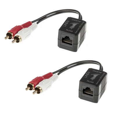 Extender Stereo Audio, Cat. 5/6, 100 m, analogic, Lindy 70460