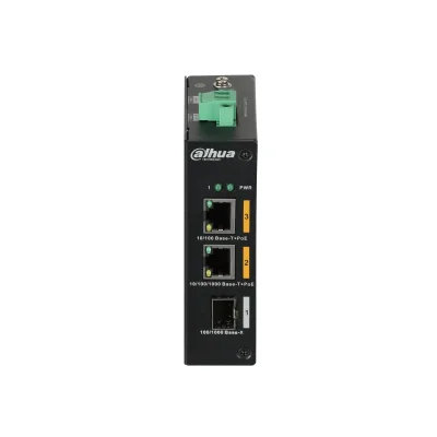 Switch 2 porturi PoE RJ45 + 1 port SFP gigabit, fără management PFS3103-1GT1ET-60-V2