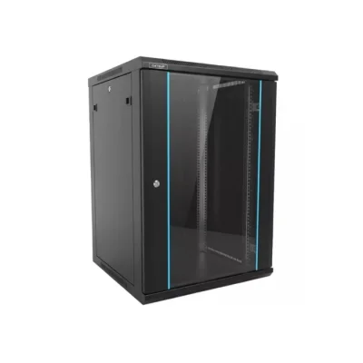 RACK 19" 15U 600X600, DE PERETE, NEGRU