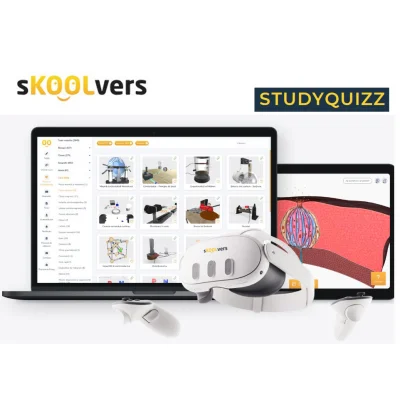 Software sKOOLvers Licenta Display StudyQuizz,  lectii interactive in timp real, licenta 1 / 1 an (Android/Tizen/Win)