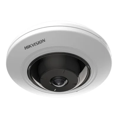 Smart Event, Fish Eye - Camera IP, 5MP, lentila 1.05mm, IR8m, Mic., Alarm, PoE - HIKVISION DS-2CD2955G0-ISU-1.05mm