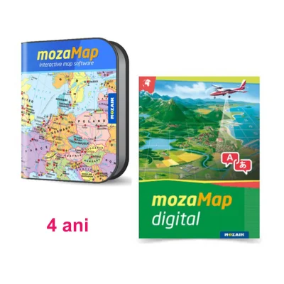 Clasele primare - Atlas Geografic Digital Multilingv, 4 ani