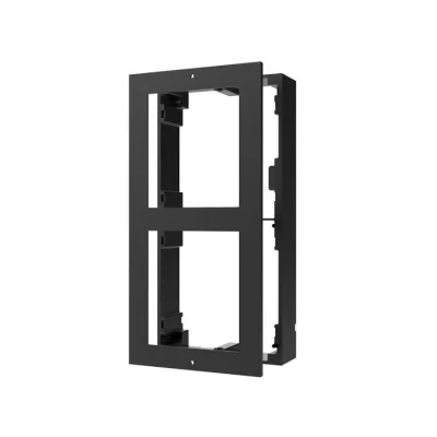 RAMA NEAGRA PENTRU 2 MODULE HIK G2, APARENT