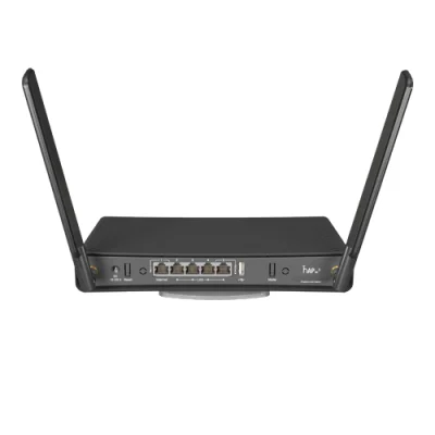 hAP ac³, 5 x Gigabit, 1 x PoE, 802.11b/g/n 2.4Ghz, 802.11ac 5Ghz, antene externe 3dBi 2.4GHz, 5.5dBi 5GHz - MikroTik RBD53iG-5HacD2HnD