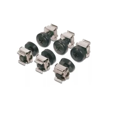 SET SURUBURI SI PIULITE PENTRU RACK-URI 19" NEGRE