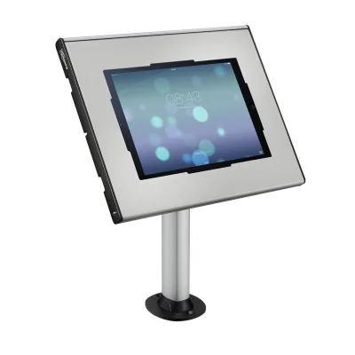 Stand de masa pt. tablete + suport  Vogel's pentru tablete cu dimensiunile de minim 236x166x3mm si maxim 285x186x10mm