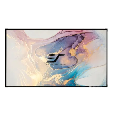 Ecran proiectie cu rama fixa de perete, 332 x 187 cm, EliteScreens AEON EDGE FREE AR150H-A8K, format 16:9, acoustically