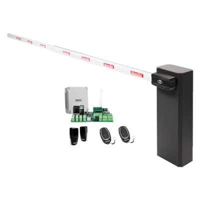 KIT complet bariera acces AUTO / 4 m, montaj universal ST/DR - MOTORLINE TURBO-4-LITE+ZUM75HTSL-4-KIT