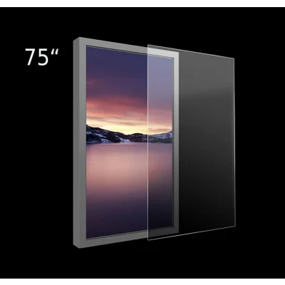 Protectie plexiglass pentru carcase de 75" Multibrackets MB-4929, 1755x1030x1mm, transparent