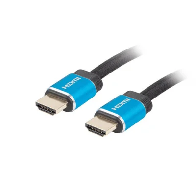 Cablu HDMI v2.0 PREMIUM, 1 m, 4K@60Hz Certificat, CA-HDMI-P20CU-0010-BK, Lanberg