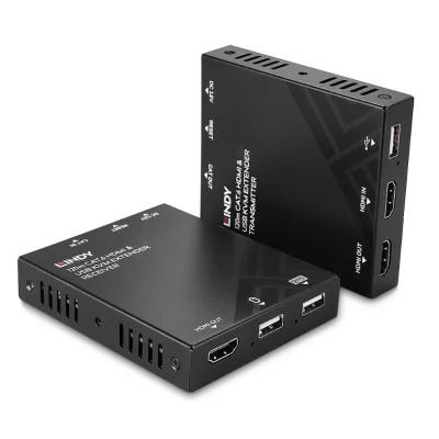 Extender KVM Cat.6 de 120 m, HDMI și USB, Lindy 39381