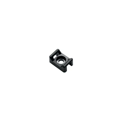 Suport plastic prindere coliere, NEGRU, 15x10x7 mm, 100 buc TAC-1-B
