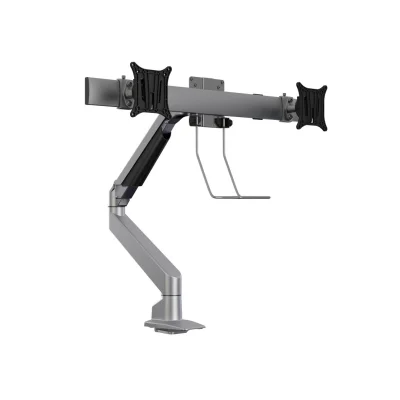 Suport 2 monitoare Gas Lift Multibrackets MB-5938, 15"-28", min.2x1-max.2x5 kg , argintiu