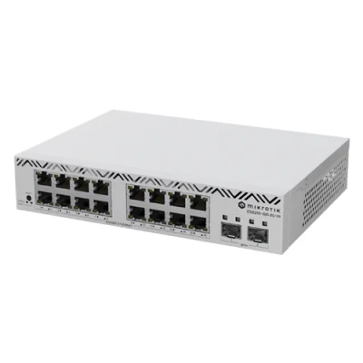 Cloud Smart Switch, 16 x Gigabit, 2 x SFP+ 10Gbps, 1U - Mikrotik CSS318-16G-2S+IN