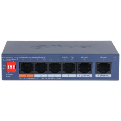 Switch Gigabit Desktop 4 porturi Poe + 2 porturi uplink, administrat din cloud CS4006-4ET2GT-60