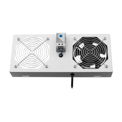Modul 1 ventilator pentru rack SBW/EXIP55 19', cu termostat, RAL 7035 - ASYTECH Networking ASY-FAN-EXIP55-THM-1F
