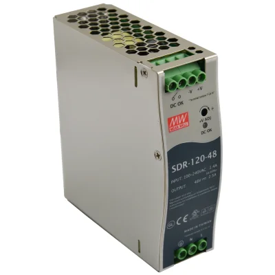 Sursă de alimentare pe șină DIN SDR 48V/120W/2.5A SDR-120-48