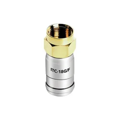Mufa F pentru cablu coaxial Audioquest ITC-18G/F, cod 68-009-53