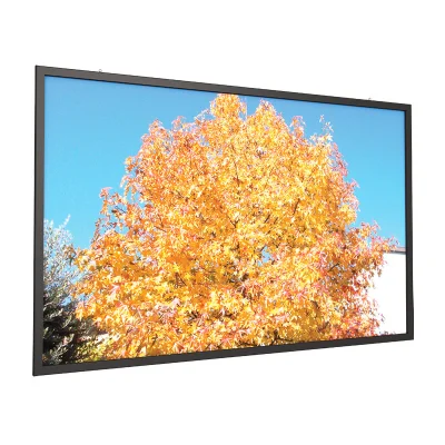 Ecran proiectie cu rama fixa, de perete, 600 x 450 / 600 x 337 / 600 x 375 cm, FLATMAX