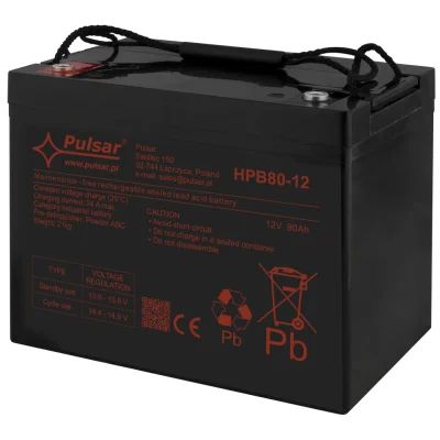 Acumulator 80Ah/12V Pulsar HPB80-12