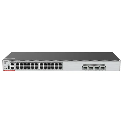 Switch L3, 24 x RJ45 5G PoE++ (90W), 4 x SFP28 25G, Cloud Management - Ruijie RG-CS86-24MG4VS-UP