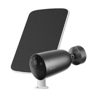 Kit camera IP + panou solar, rezolutie 3MP, Wi-Fi6, baterie 5.200 mAh, Audio bidirectional - EZVIZ CS-EB3-3MP-SP(kit)