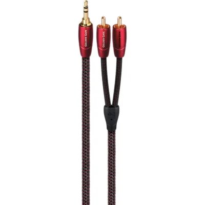 Cablu audio 3.5mm T - 2RCA AudioQuest Golden Gate 2m