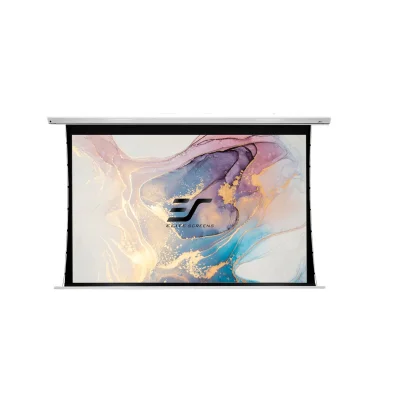 Ecran proiectie electric, perete/tavan,299x168 cm, EliteScreens Saker Tab Tension SKT135XHW2-E24, format 16:9, drop 60cm
