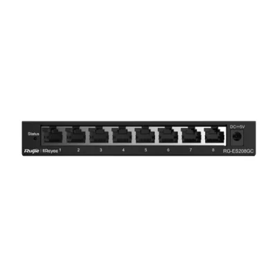 Switch L2, 8 x RJ45 1G, Cloud Management - Ruijie Reyee RG-ES208GC