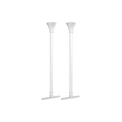 Kit de montare podea-tavan Multibrackets MB-1638, pentru carcase 32"-43”, lungime 1,5m, 1 afisaj, alb