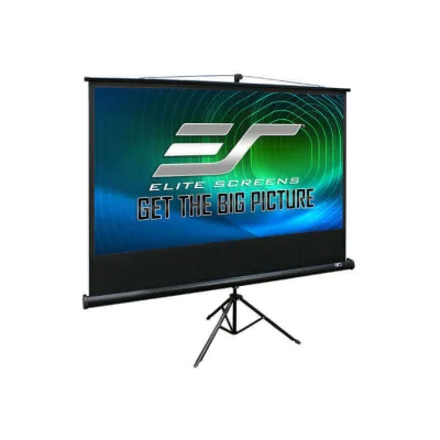 Ecran proiectie cu trepied, 266 x 149 cm, profesional, EliteScreens Tripod T120UWH, negru, format 16:9 - TG26