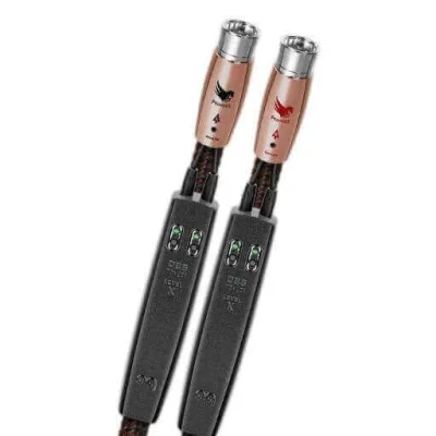Cablu audio 2XLR - 2XLR  AudioQuest Pegasus, 1.5m, Level 6 noise Dissipation with Graphene, Solid PSC+