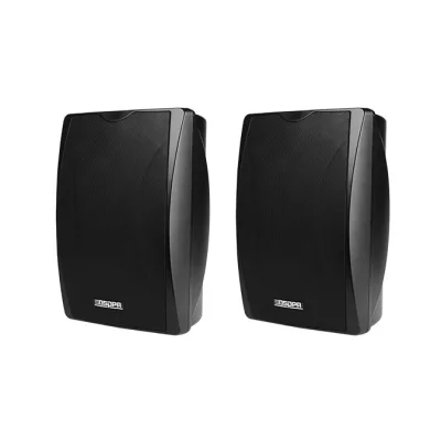 Boxe de perete 20W, DSPPA DSP8062, 100V, 100Hz-20kHz, Negru (pereche)