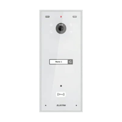 Panou exterior video Home pentru 1 Familie - SMART, G3, montaj aparent, ALB - ELECTRA VPH.01S03.ELWTL