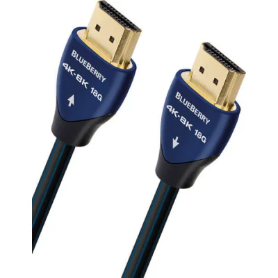 Cablu HDMI 4K AudioQuest BlueBerry, HDMI 2.1/HDCP 2.2, eARC, 1.5m