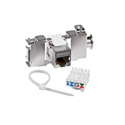 MODUL RJ45 ECRANAT, CAT 6 CLASS E, TOOLLESS LINE