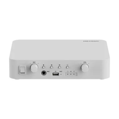 Amplificator IP 1 zona, 40W, Alarma, USB, Bluetooth - HIKVISION DS-QAE1A40G1-VB